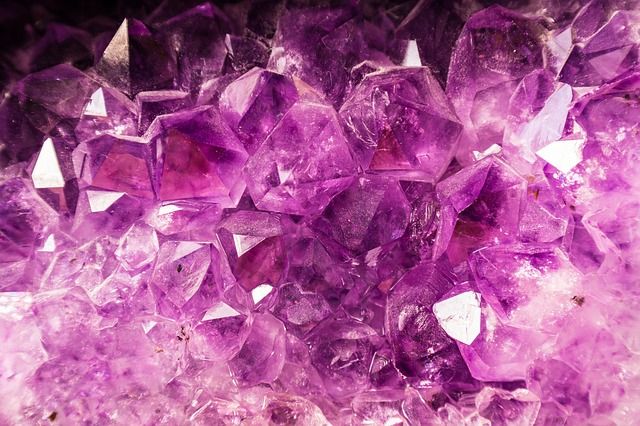 purple decorative gems